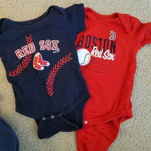 Boston red sox onesie x2